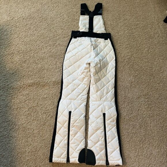 Goldbergh Agnes Cecile Ski Bibs Pants Salopettes White Black NWT US 4 - Picture 9 of 10